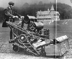 Ransomes' Cadbury motor mower, 1902