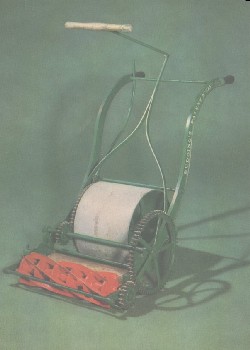 Budding's patent lawnmower, 1830, as seen in the Science Museum, London